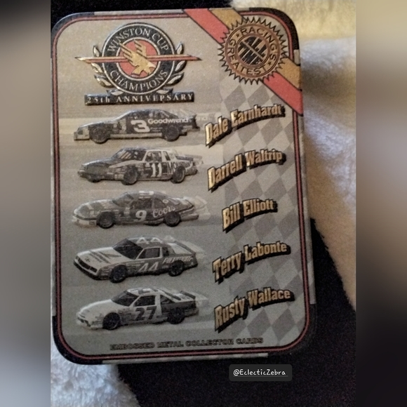 Metallic Impressions Nascar tin and cards - Picture 1 of 9